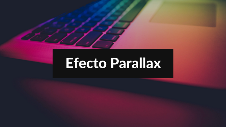 Efecto parallax Imagen HTML