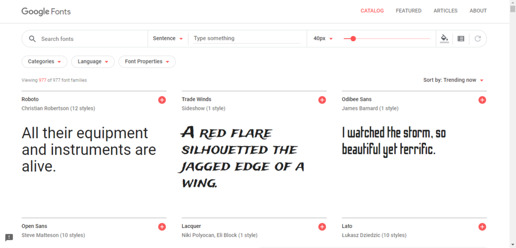 usar google fonts en la web