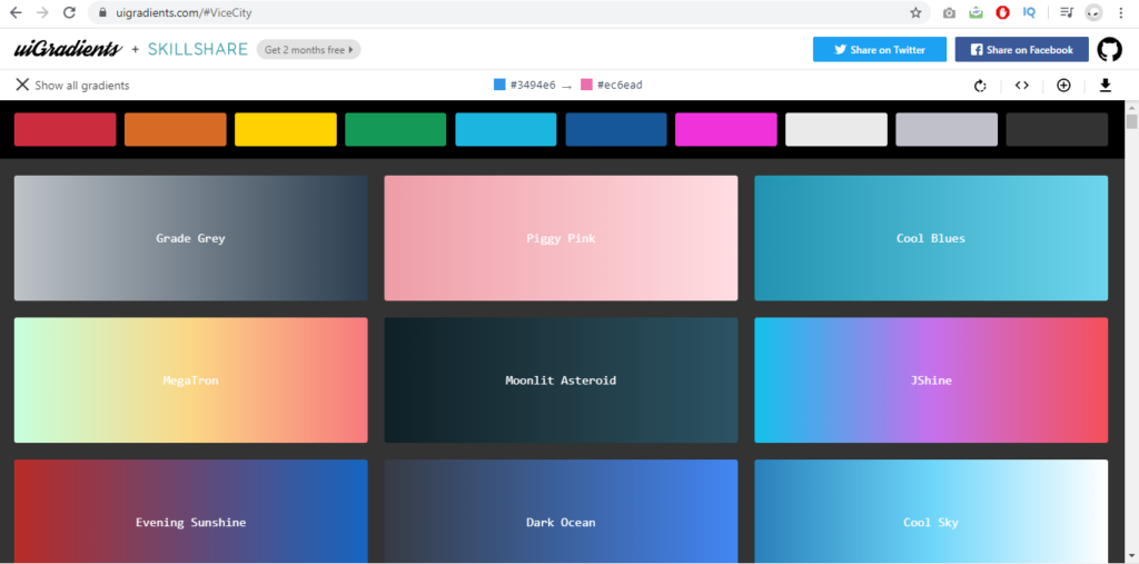 genera gradientes con ui gradients