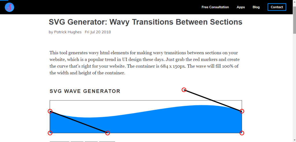 generador de waves svg